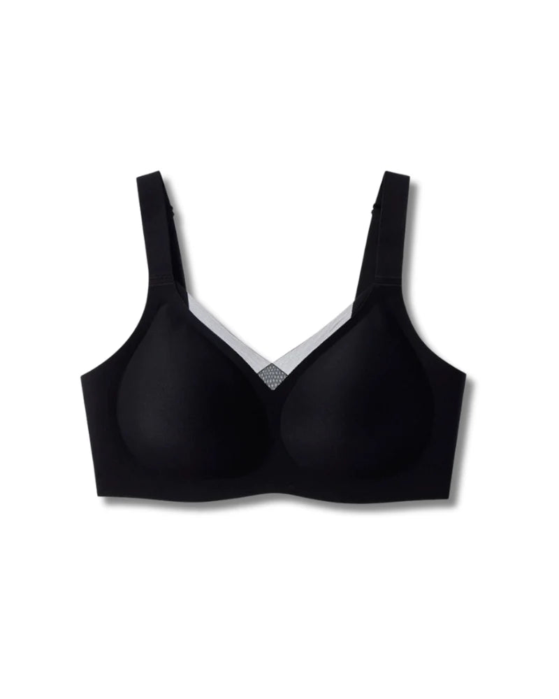 Mesh Detail Full Wireless Lift & Support Bra