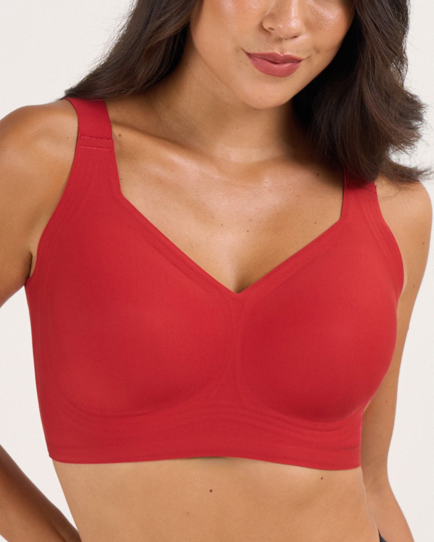 Soft Plus Size V-Neck Bra