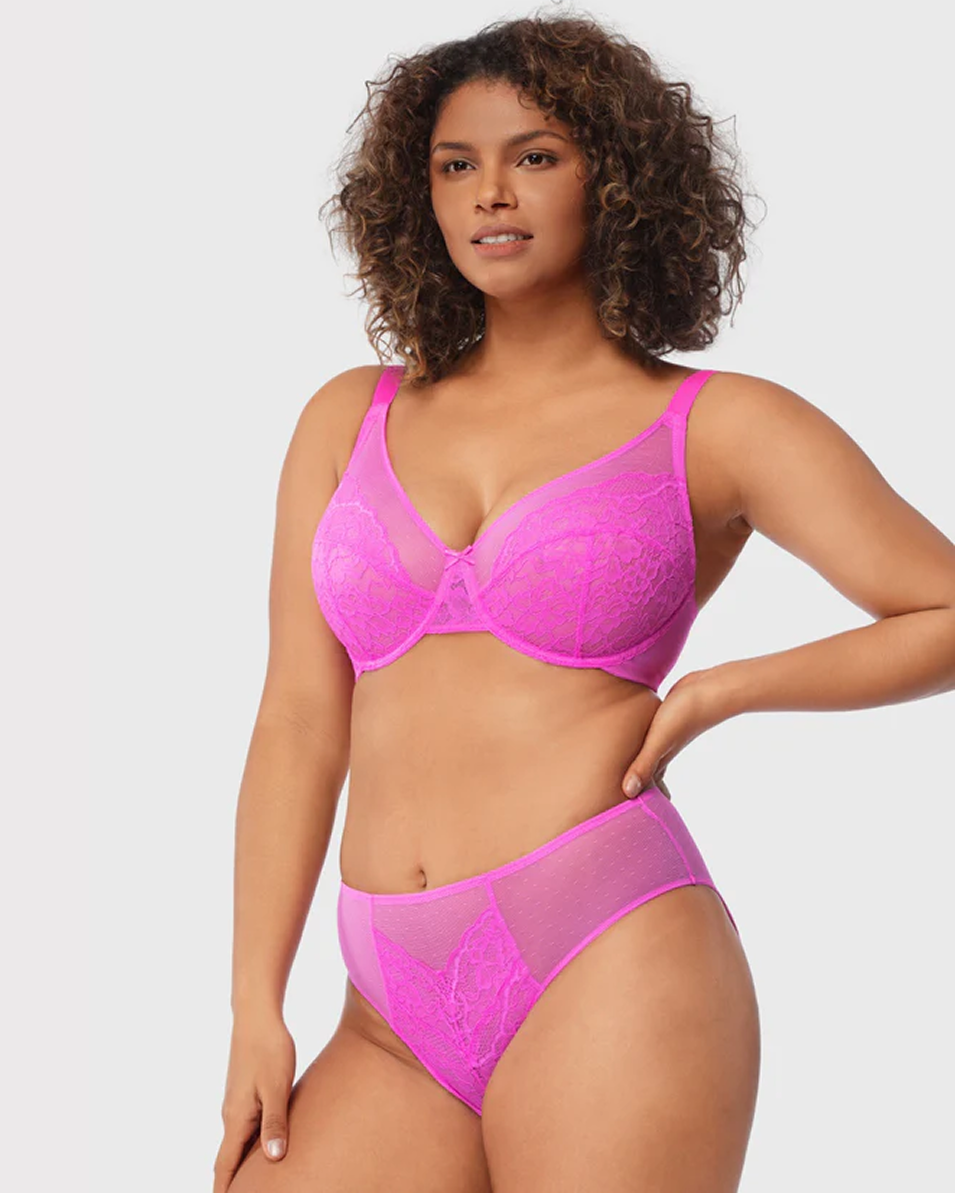 Pink Breast Minimizer Bra - Enchant