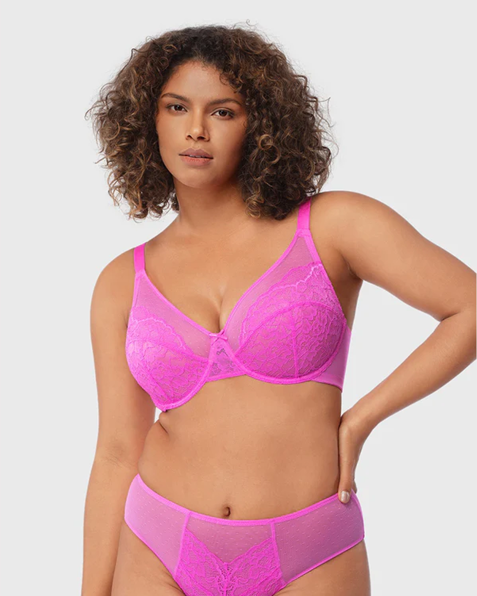 Pink Breast Minimizer Bra - Enchant