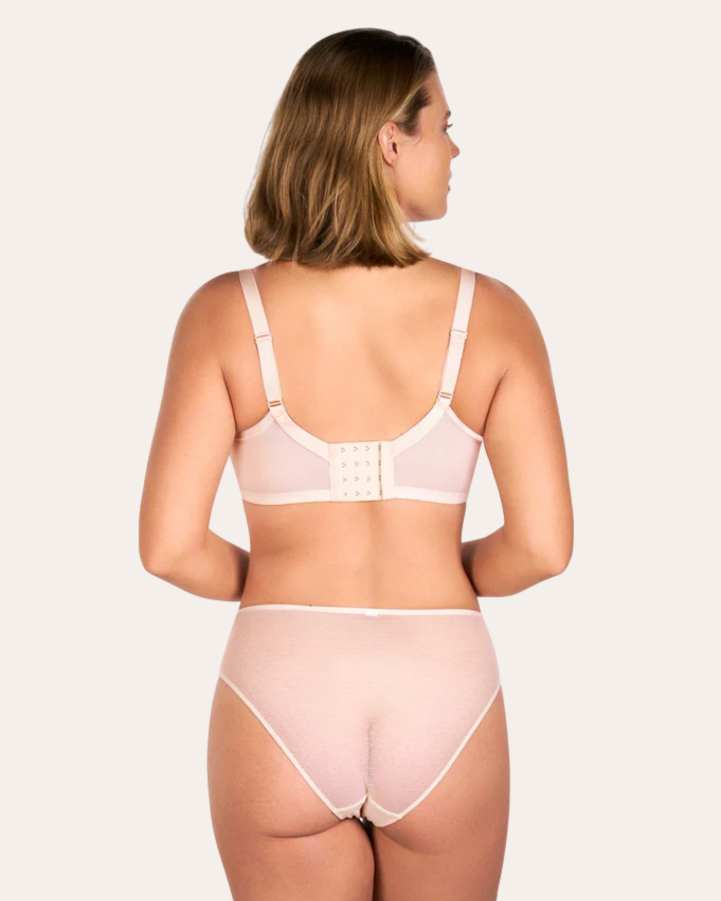 Misty Rose Breast Minimizer Bra - Enchant