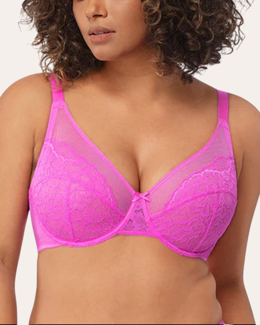 Pink Breast Minimizer Bra - Enchant