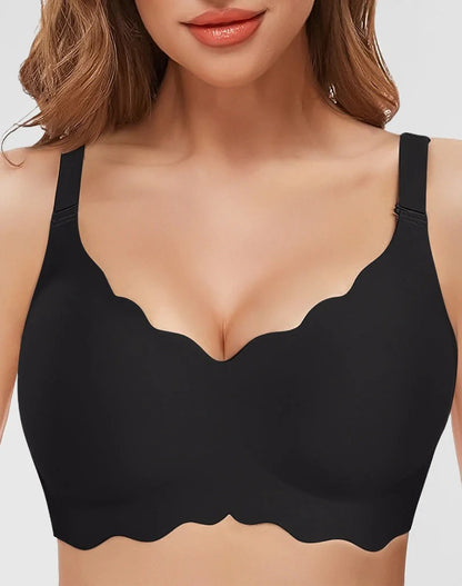 Scalloped Deep V Smooth Lift Bra