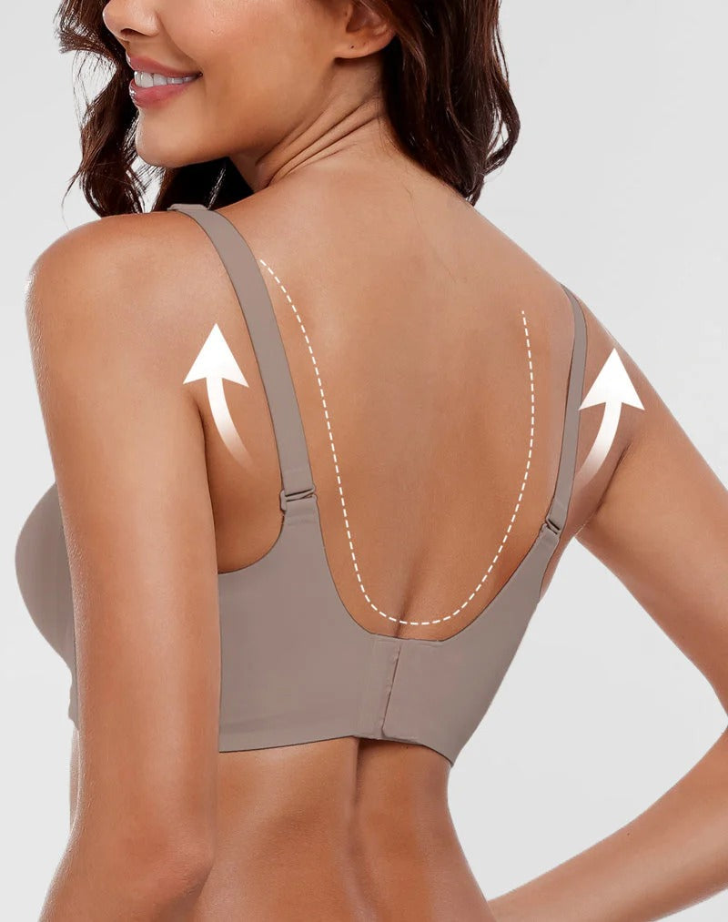 Scalloped Deep V Smooth Lift Bra