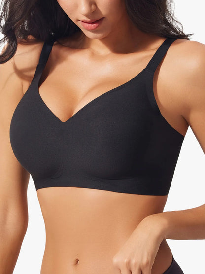 Soft Plus Size V-Neck Bra