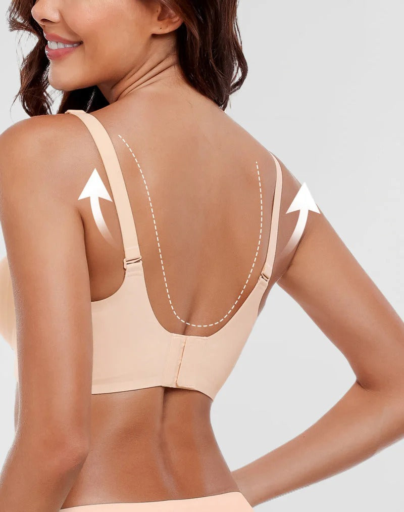 Scalloped Deep V Smooth Lift Bra