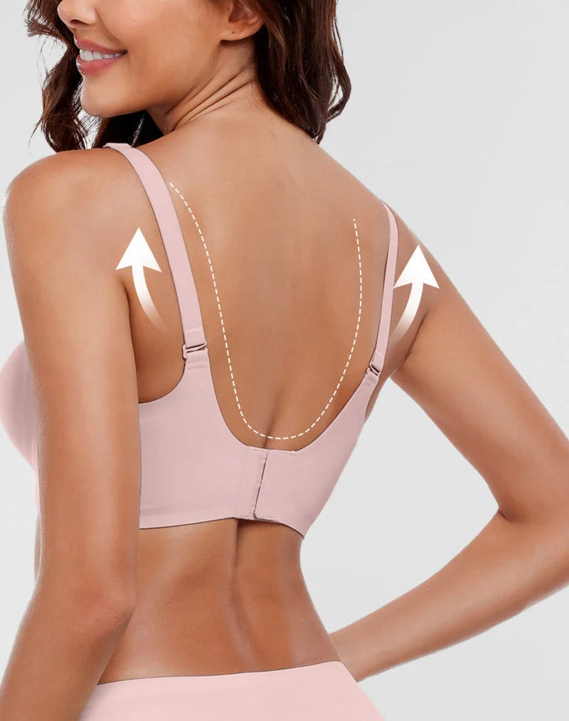 Scalloped Deep V Smooth Lift Bra